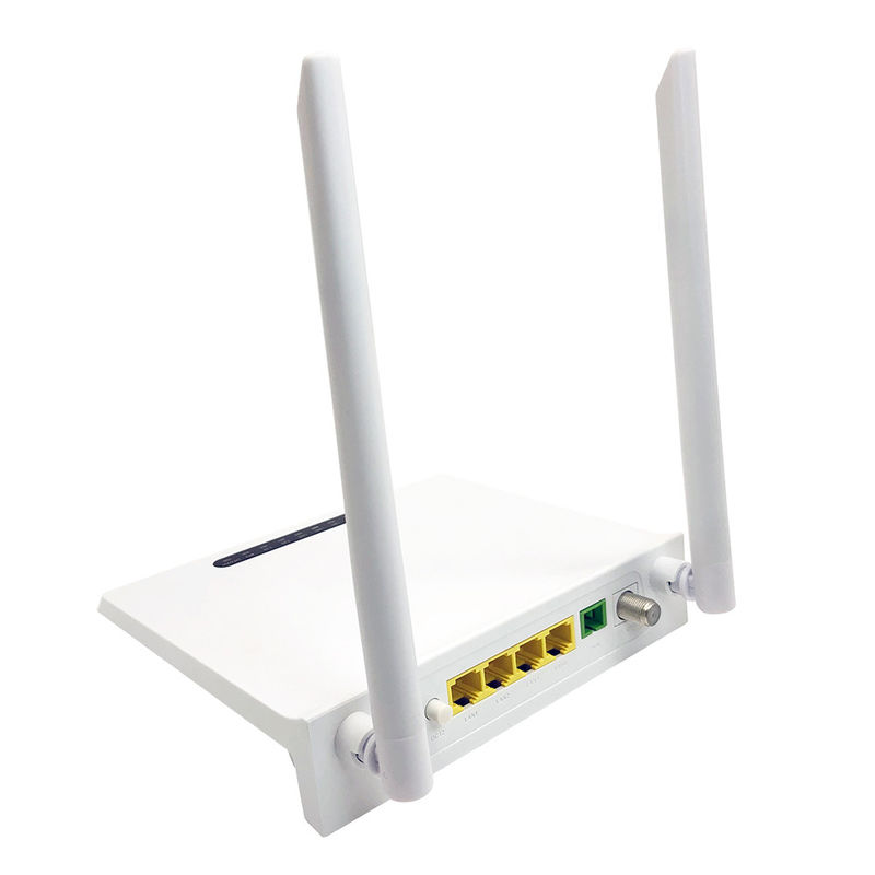 1GE 3FE EPON WIFI ONU GPON XPON Dual Band Router With CATV ONT